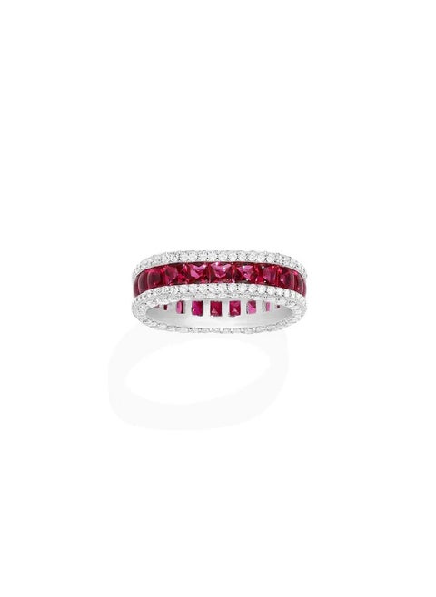 APM Fuchsia Pavé Ring