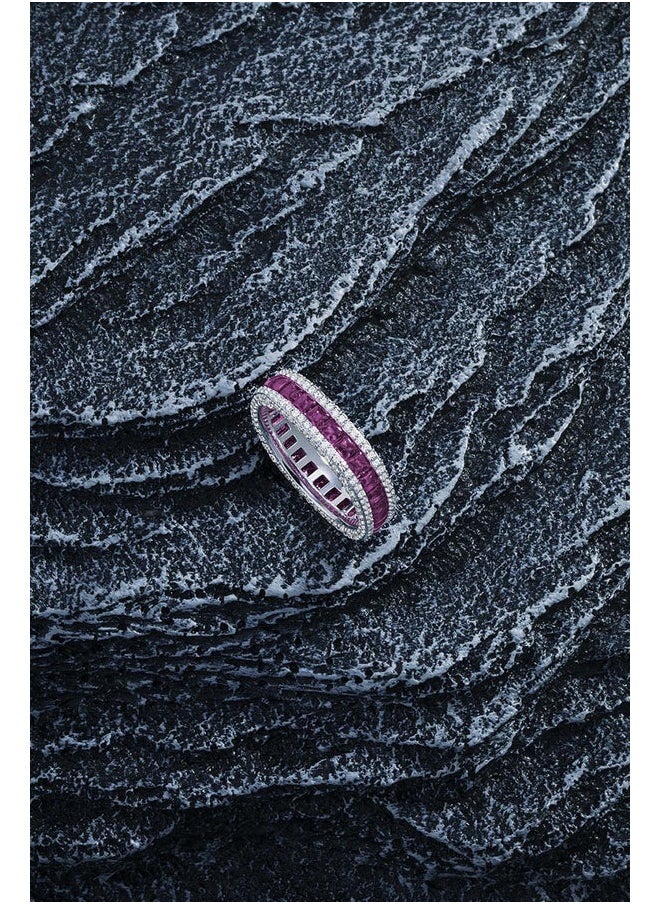MONACO - APM Fuchsia Pavé Ring - Image 1