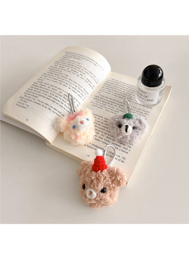 Generic - Plush Cartoon Bear For Apple Airtag Locator Protective Case Pet Anti-Lost Tracker Protective Case-Color:Lamb-Applicable Model:Airtag - Image 1