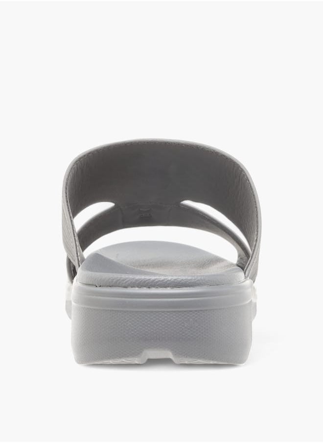 LBL by Shoexpress - Men Textured Slip-On Arabic Sandals Ramadan Collection - Image 1