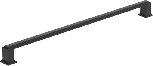 Amerock BP37362FB Matte Black Cabinet Pull 1258 inch 320 mm Center to Center Cabinet Handle Appoint Drawer Pull Kitchen Cabinet Handle Furniture Hardware - Image 1