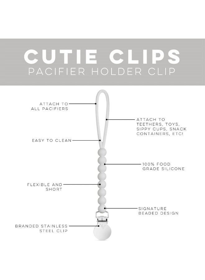 Ryan & Rose Cutie Clip 2 Pack - Pacifier Clip Holder Silicone - Image 4