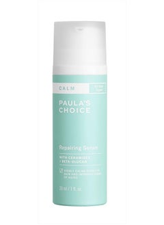 PAULA'S CHOICE سيروم CALM لإصلاح البشرة الحساسة، يهدئ ويخفف الاحمرار، ترطيب خفيف الوزن مع حمض الهيالورونيك لجميع أنواع البشرة، 1 أونصة سائلة  - Image 1