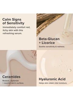 PAULA'S CHOICE سيروم CALM لإصلاح البشرة الحساسة، يهدئ ويخفف الاحمرار، ترطيب خفيف الوزن مع حمض الهيالورونيك لجميع أنواع البشرة، 1 أونصة سائلة  - Image 3