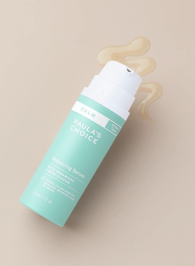 PAULA'S CHOICE CALM Repairing Serum for Sensitive Skin, Calms + Soothes Redness, Lightweight Hydration with Hyaluronic Acid for All Skin Types, 1 Fl Oz - Image 2