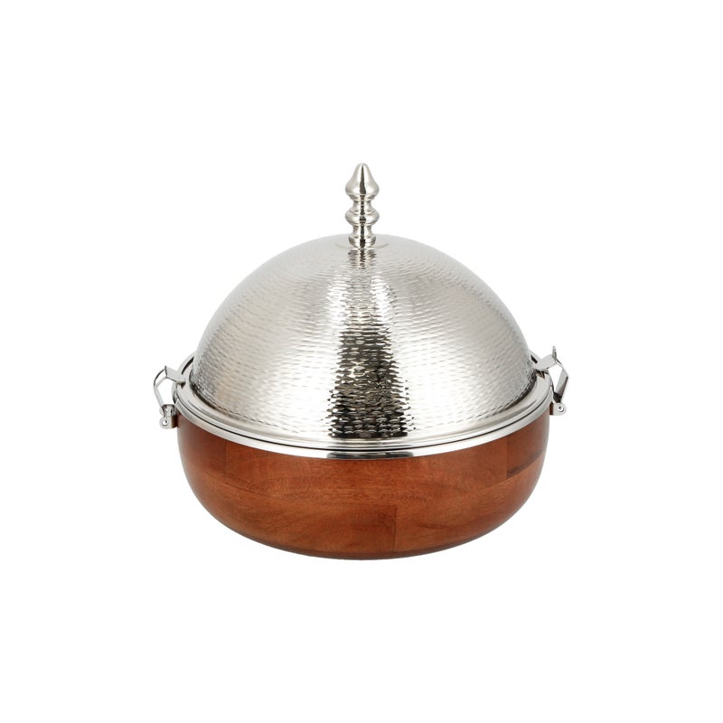 لا ميسا حافظة طعام للتقديم مطلي بالنيكل - Image 2