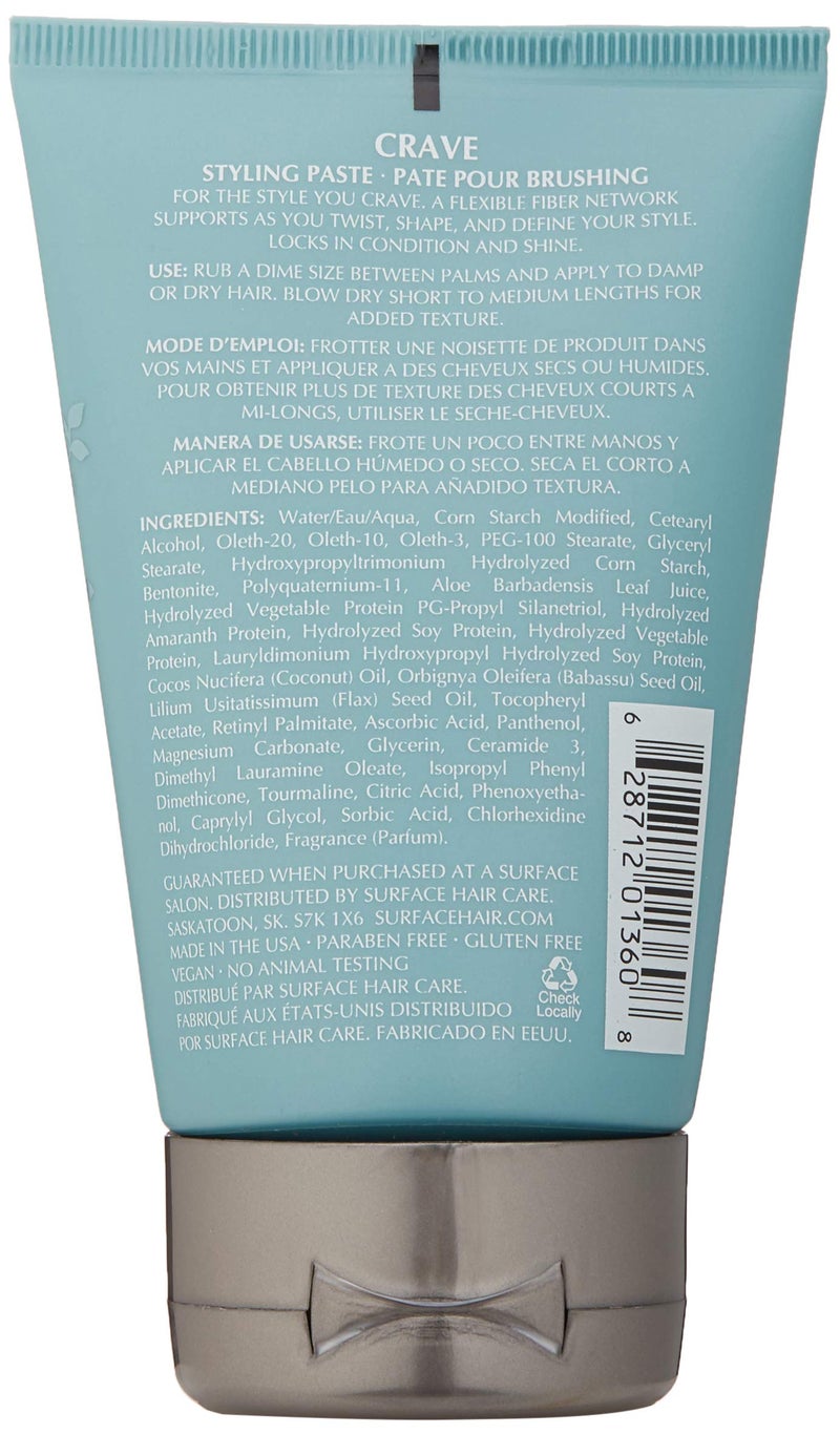 SURFACE Hair Crave Styling Paste, Vegan and Paraben-Free Texture and Definition, Matte-Finish, 4 Fl Oz - Image 2