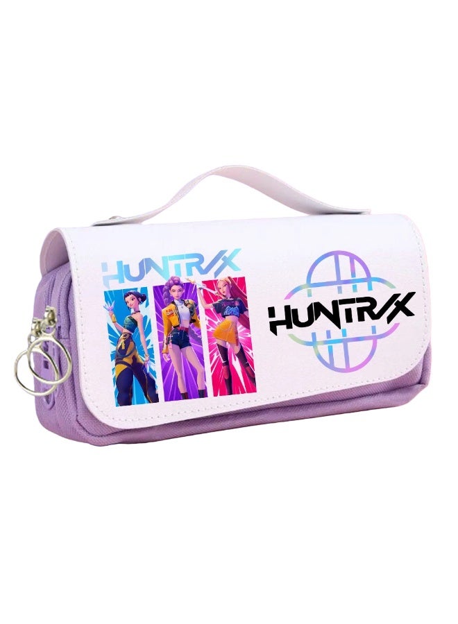 general KPop Demon Hunters pencil case, student stationery box, large-capacity pencil case, gift for family and friends - Image 1