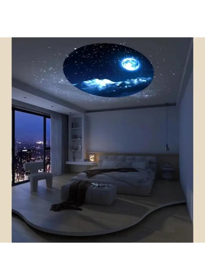 Mini Star Projector Lamp, LED Starry Sky Projection Night Light, Creative Galaxy Atmosphere Lamp for Bedroom, Bedside Table Light for Kids, Gaming Room, Party Decor, Relaxing Ambience  - Image 3