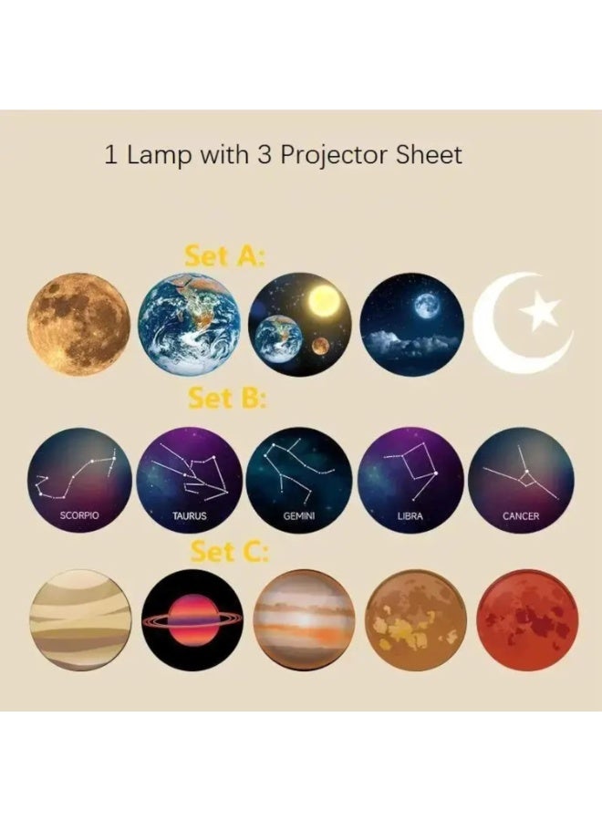 Mini Star Projector Lamp, LED Starry Sky Projection Night Light, Creative Galaxy Atmosphere Lamp for Bedroom, Bedside Table Light for Kids, Gaming Room, Party Decor, Relaxing Ambience  - Image 5