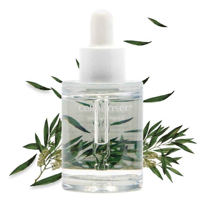 CELLEANSER Real Ampoule  100 Tea Tree Extract Water SingleIngredient Purifying Serum 101 floz