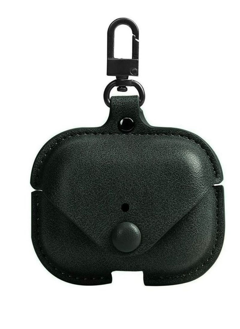 MOXOM AirPods Pro 3 Case Leather Case Cover with Keychain Compatible with Apple AirPods Pro 3  - Image 1