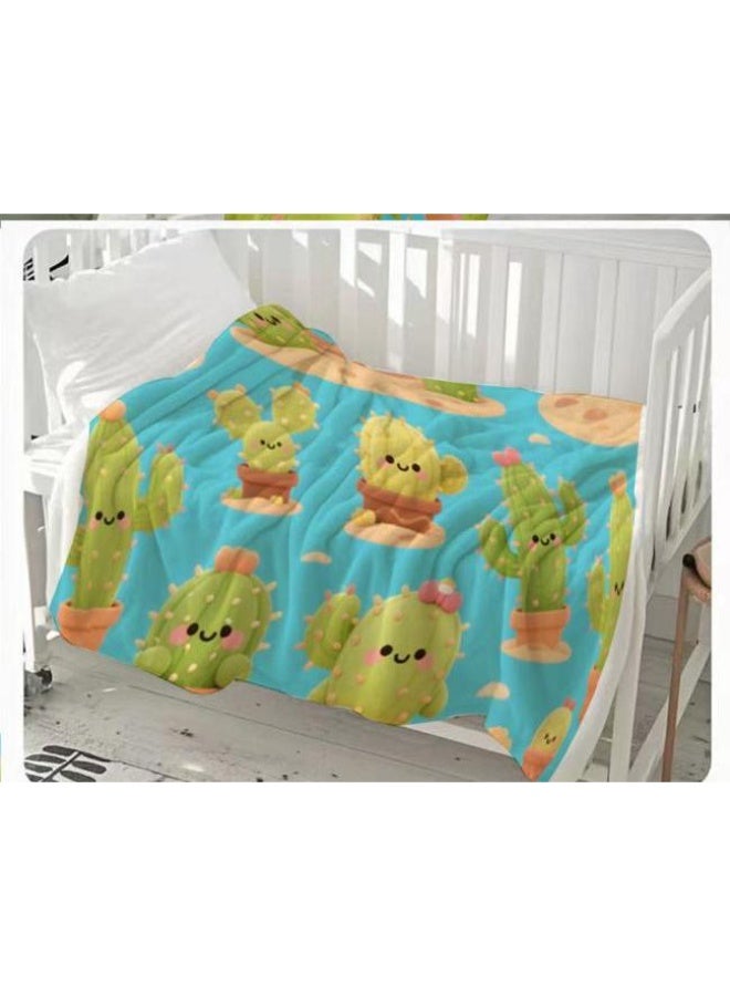 عام بطانية رقيقة من الفانيلا (حرارة ومريحة، ومناسبة للنوم واستخدام اللعبة والغبار والرمل) 150 سم * 200 سم - 786 - Image 3