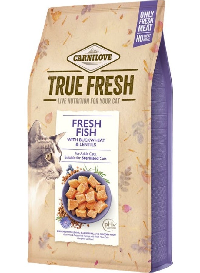 BRIT Carnilove True Fresh Fish For Adult Cats 1.8kg - Image 1