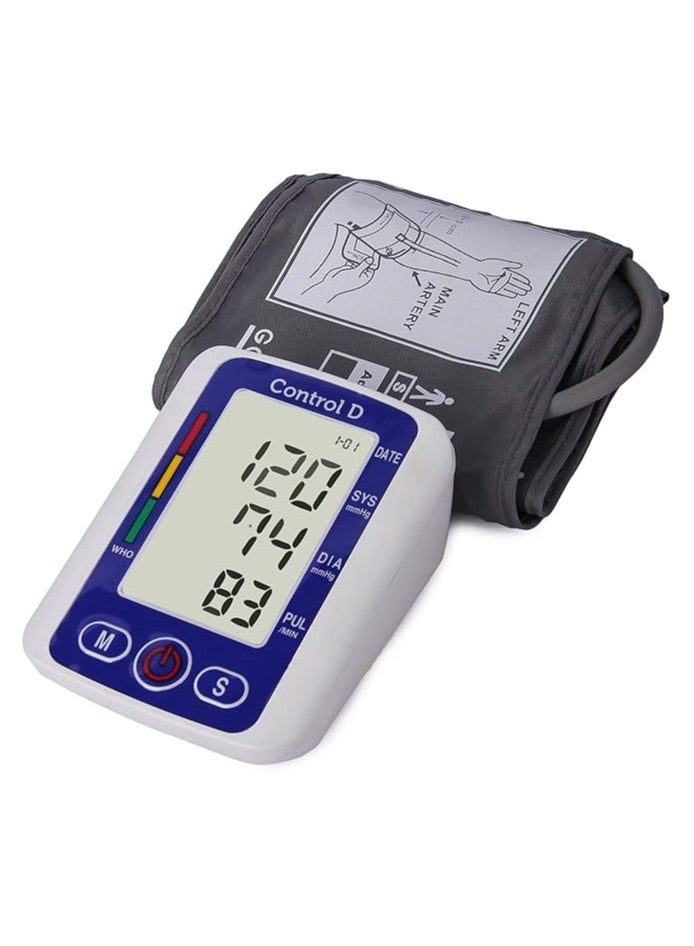 Control D Talking USB Port to Power BP Machine Fully Automatic Comfort Digital Electronic Speaking Blood Pressure BP Monitor Machine with Mdi Technology (Blue) - Image 2