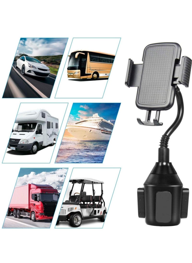 JAJEEK "Universal Cup Holder Phone Mount – Adjustable Gooseneck Car Mount for iPhone XS, Galaxy, and More" - Image 3