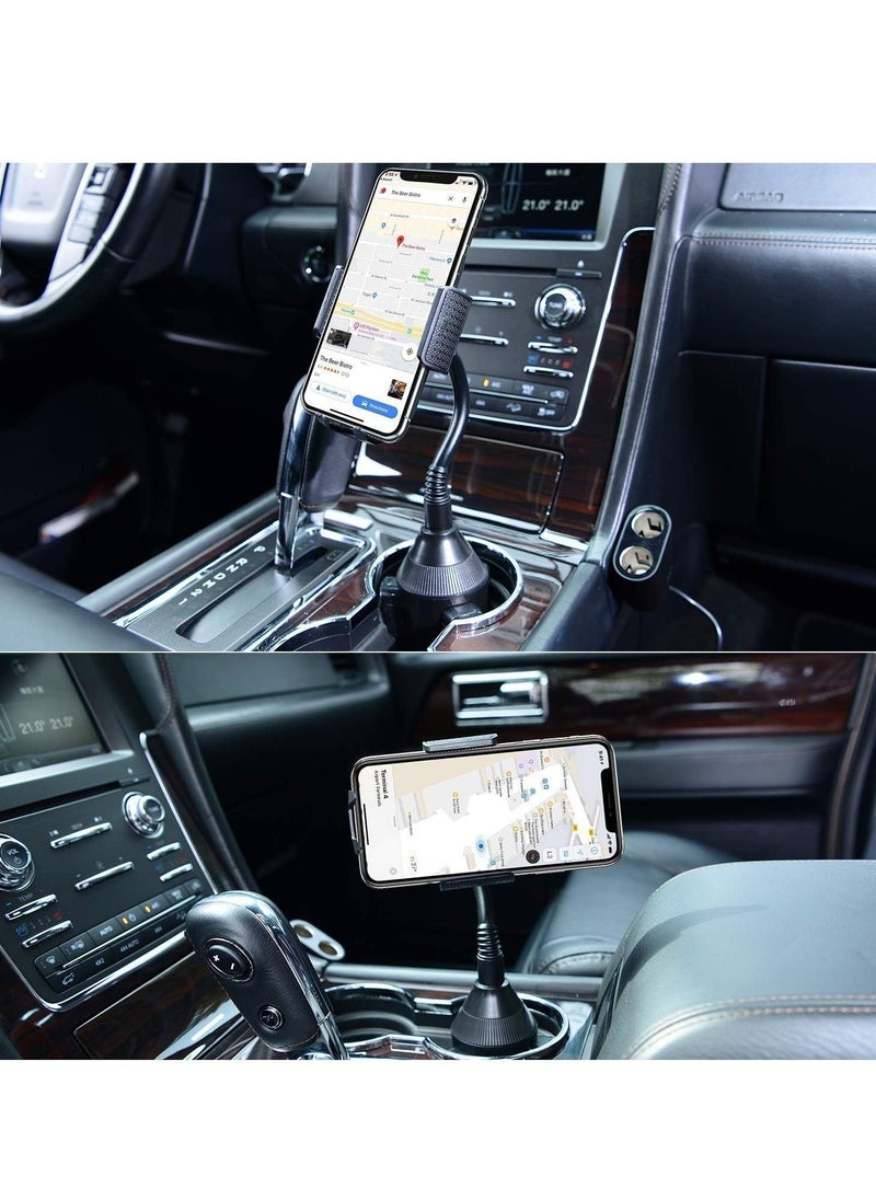 JAJEEK "Universal Cup Holder Phone Mount – Adjustable Gooseneck Car Mount for iPhone XS, Galaxy, and More" - Image 4