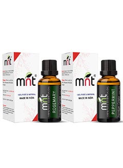 MNT Combo of Rosemary Oil and Peppermint Oil For Hair Growth Skin care (Each 15ML) 100% Pure l Oil  - Image 3