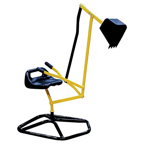 Svan Ride on Crane Digger w Safer Stabilizing Base- Kids Outdoor Digging Excavator Play Toy-100lb Capacity- Swing & Scooper Grab Function, 360 Degrees Rotation Seat- Backyard Sandbox, Dirt, Snow- Xmas Gift - Image 1