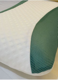 MAXQON Eucalyptus Infused Memory Foam Pillow With Removable Cover - Hypoallergenic & Breathable- 60x40x12cm  - Image 5