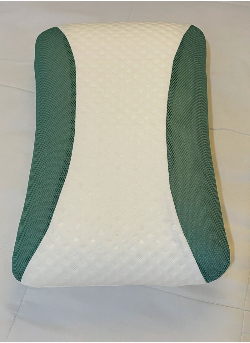 MAXQON - Eucalyptus Infused Memory Foam Pillow With Removable Cover - Hypoallergenic & Breathable- 60x40x12cm - Image 1