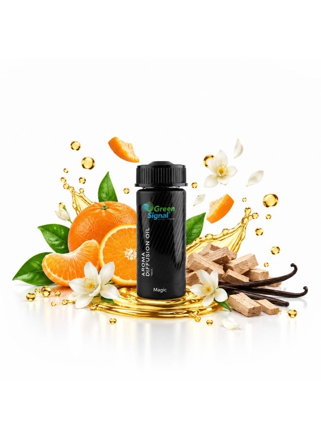 Green Signal Diffuser Aroma Oil – 170 ml – Premium Magic Fragrance Oil – Mysterious & Captivating Long-Lasting Scent - Image 1