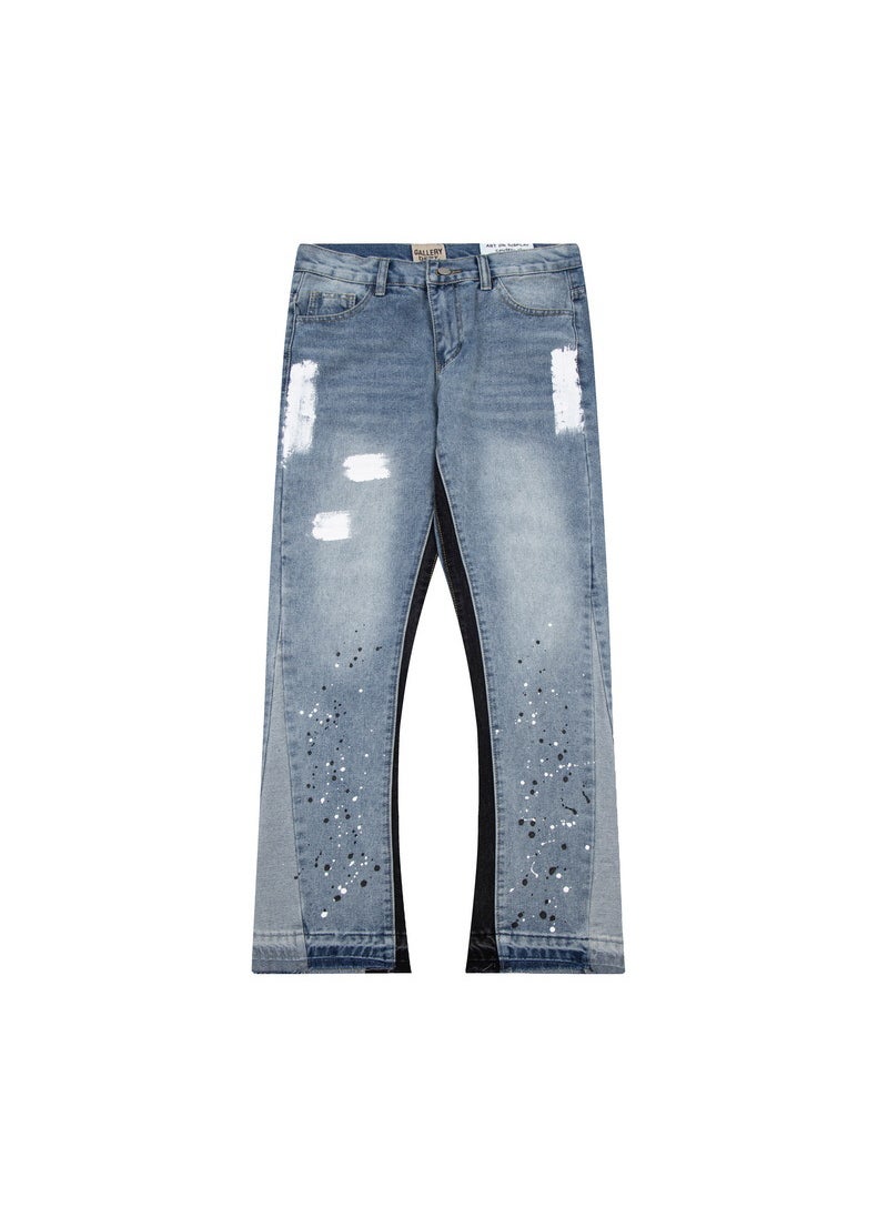 Generic - Unisex Distressed Denim G78 Blue - Image 1