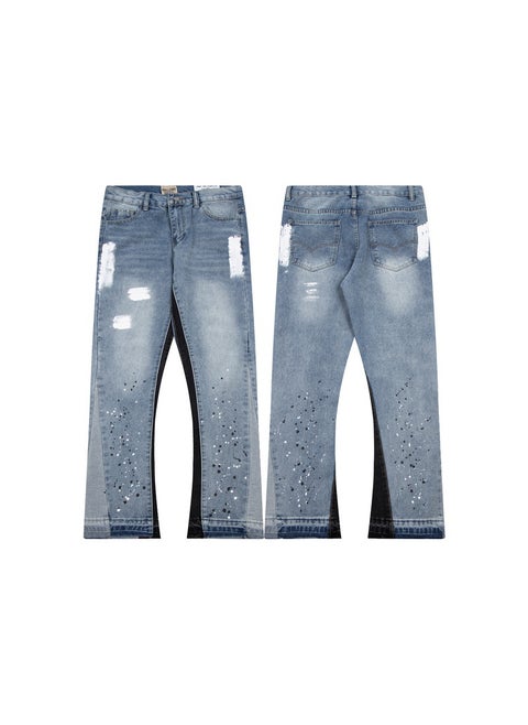 Unisex Distressed Denim G78 Blue