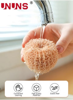 UNUNS 6PCS Eggshell Dish Brush, Washing Brush Cleaning Brush Kitchen Brush with Holder for Pot Pan Sink Cleaning  - Image 3
