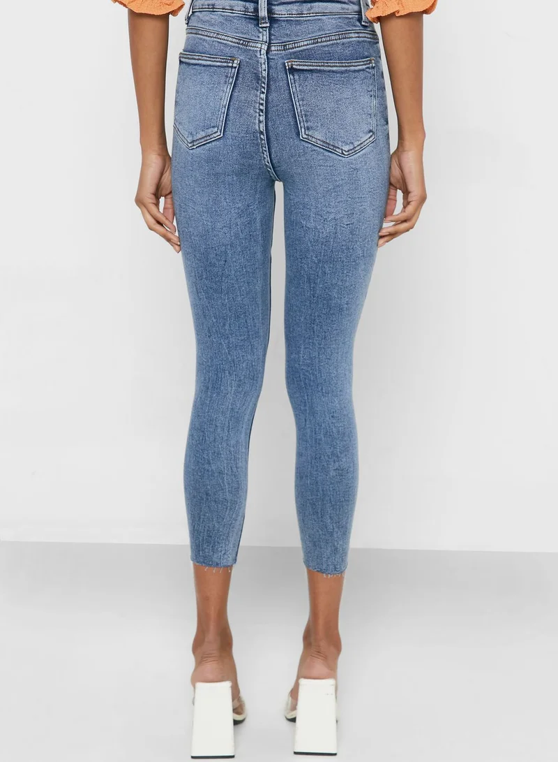 NEW LOOK Ripped Skinny Jeans