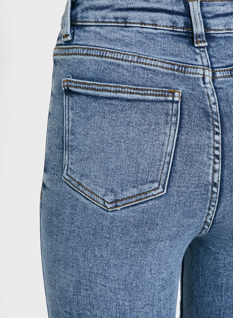 NEW LOOK Ripped Skinny Jeans