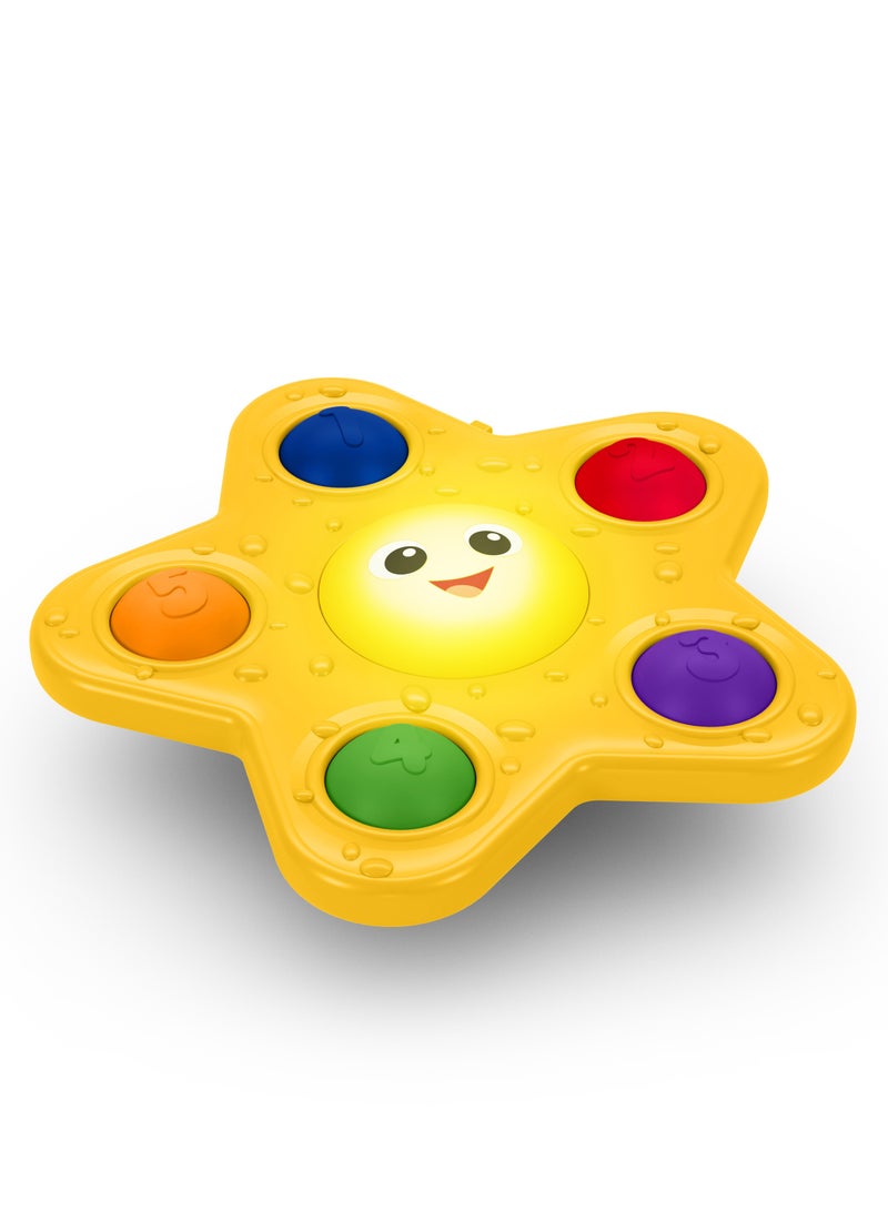 Baby Einstein Pop & Glow Starfish Suction Cup Toy - Image 1