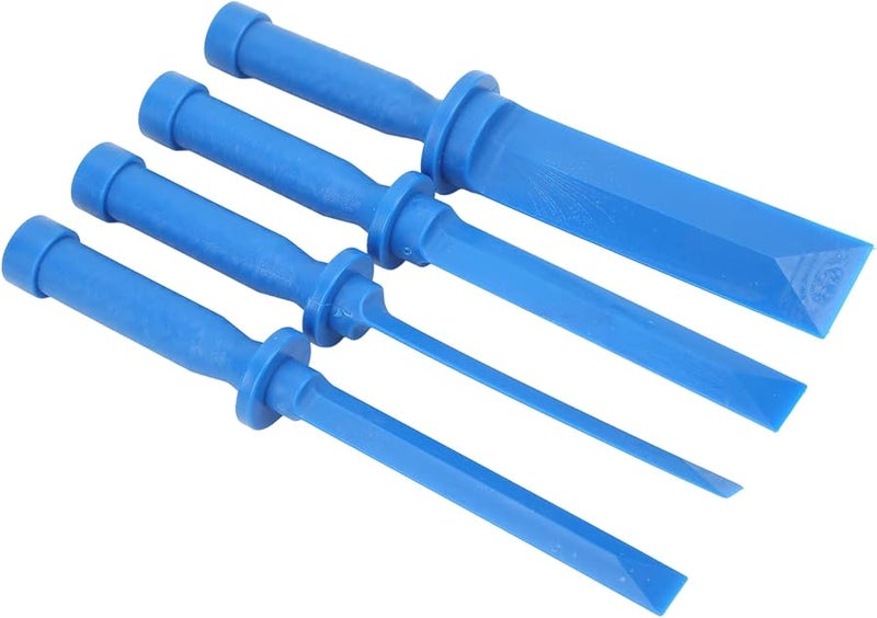 4 Sizes Plastic Chisel Set with Comfortable Grip for Adhesive Removal - Image 5
