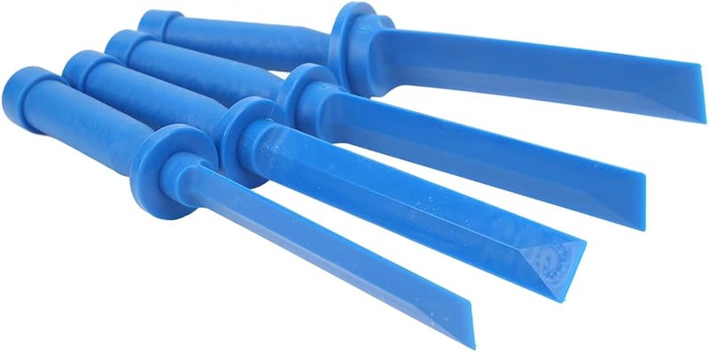4 Sizes Plastic Chisel Set with Comfortable Grip for Adhesive Removal - Image 3