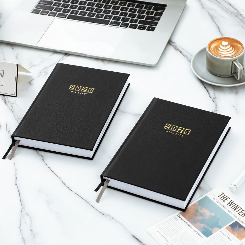 Artfan 2026 Daily Planner - 2026 Daily Planner Full Page Per Day, Page A Day Calendar 2026, Jan. 2026 - Dec. 2026, 5.8" x 8.4", Agenda for 365 Days - Image 2