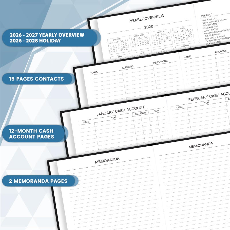 Artfan 2026 Daily Planner - 2026 Daily Planner Full Page Per Day, Page A Day Calendar 2026, Jan. 2026 - Dec. 2026, 5.8" x 8.4", Agenda for 365 Days - Image 5