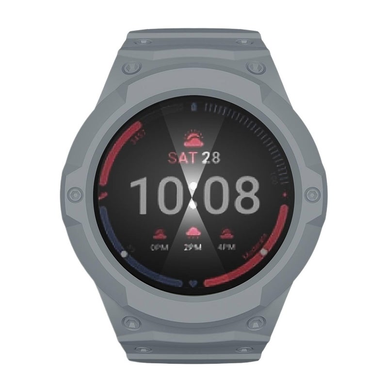 Gray Smartwatch Band Compatible with Samsung Galaxy Watch with Adjustable Fit Replacement Strap for Daily Wear - Image 3