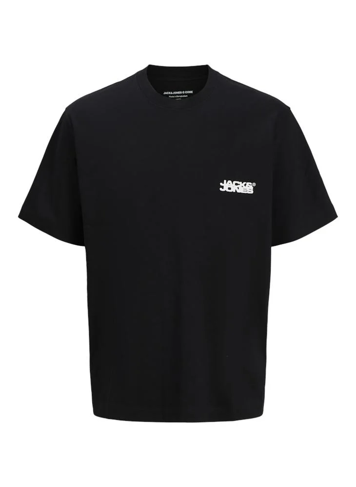 JACK & JONES Plus Size Print Crew Neck T-Shirt