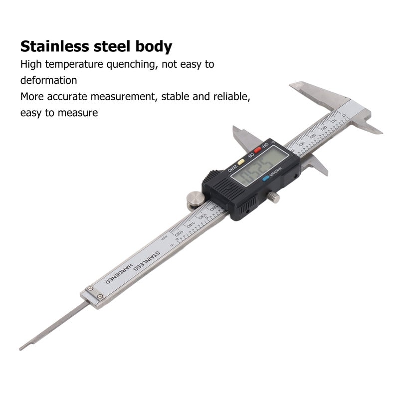 Digital Caliper Electronic Vernier Measuring Tool Stainless Steel LCD Screen Inch Metric High Accuracy 0‑150mm - Image 3