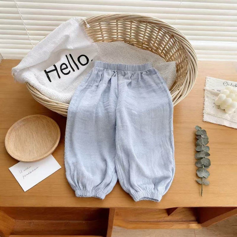 Baby Summer Mosquito-Proof Pants, Grade A, Loose Fit - Image 4