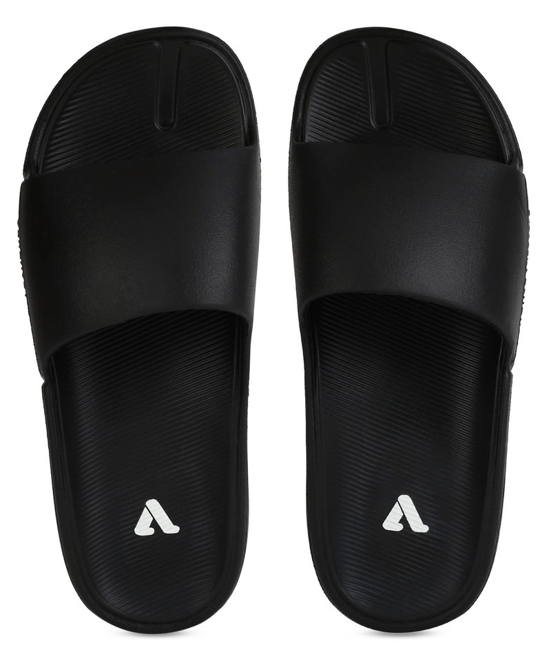 Aqualite Men's Slides Slippers | Slip-On Flat Base Flipflop for Men | Anti-Skid Sole, Lightweight & All-Day Comfort | Casual Home & Outdoor Sandal for Men - Image 1