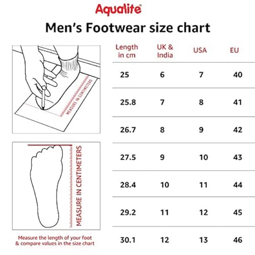 Aqualite Men's Slides Slippers | Slip-On Flat Base Flipflop for Men | Anti-Skid Sole, Lightweight & All-Day Comfort | Casual Home & Outdoor Sandal for Men - Image 3