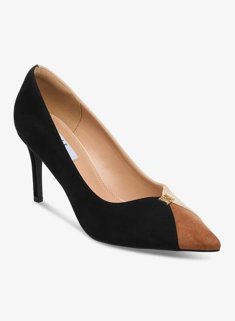 Elle Women'S Colourblock Slip-On Pumps With Stiletto Heels
