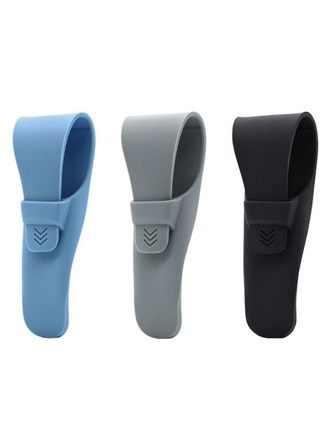 جي سي إسمارتك 3 قطع من حافظة الحلاقة المصنوعة من السيليكون Jcsmartec المطاطية الآمنة أثناء السفر، غطاء حقيبة حامي محمول مقاوم للماء لشفرات الحلاقة (3 عبوات) - Image 1