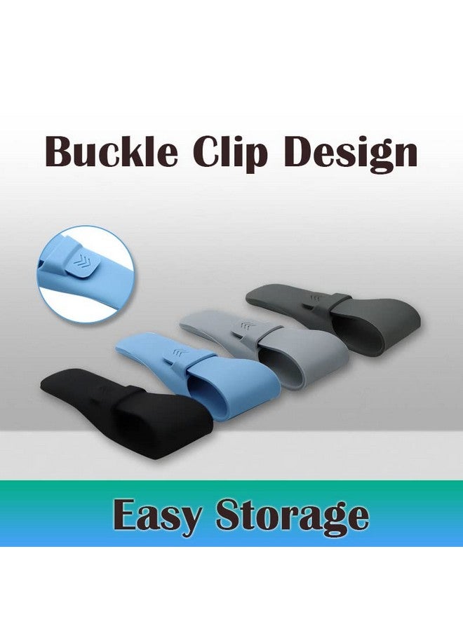 جي سي إسمارتك 3 قطع من حافظة الحلاقة المصنوعة من السيليكون Jcsmartec المطاطية الآمنة أثناء السفر، غطاء حقيبة حامي محمول مقاوم للماء لشفرات الحلاقة (3 عبوات) - Image 3