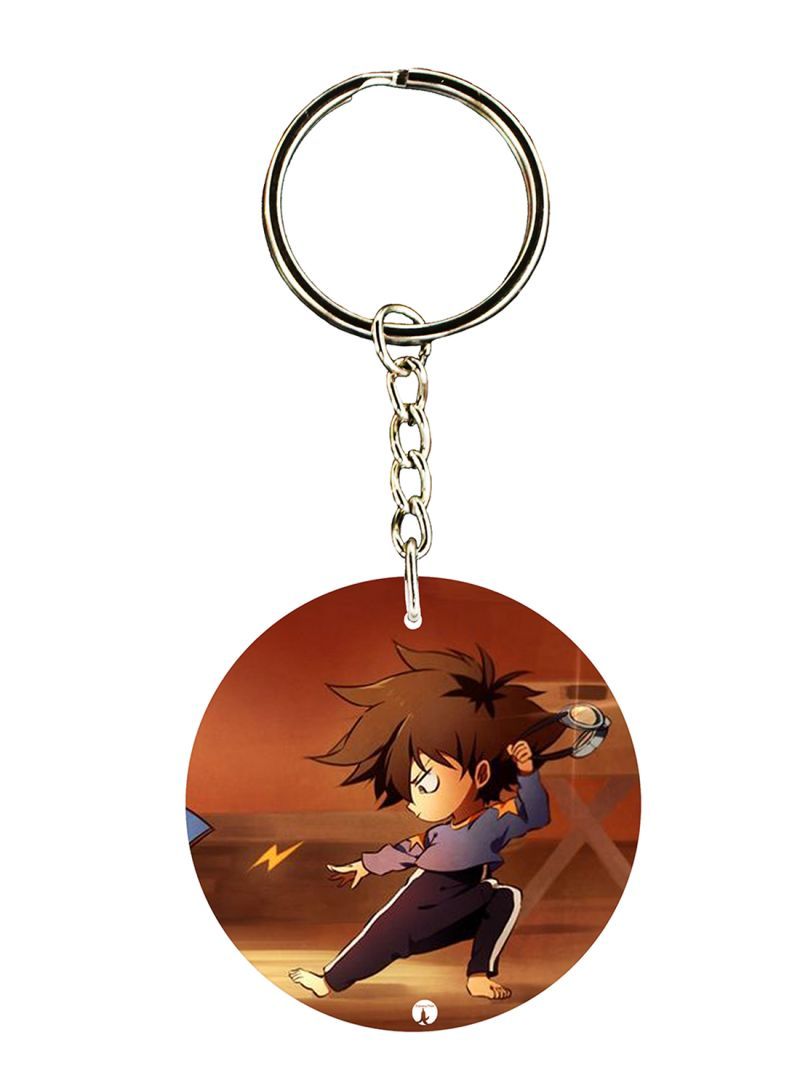 Anime Digimon Printed Keychain