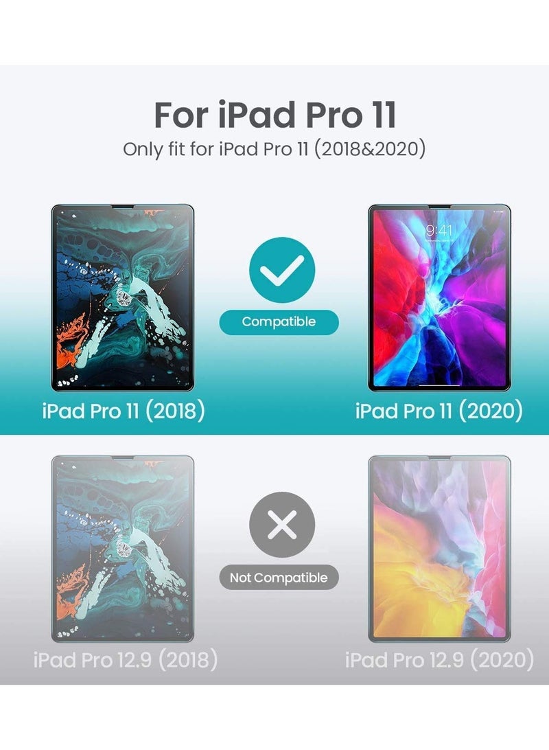 طبقة من الزجاج المقسى HD كريستال شفاف سهل التركيب مقاوم للخدش صلابة 9H لجهاز Apple iPad Air 5 الجيل الخامس 2022 Air 4 4th Gen 2020 10.9 بوصة iPad Pro 11 بوصة M2 2022 M1 2021 2020 2018  - Image 5