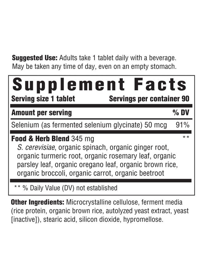 Innate Response Formulas Selenium - Mineral Supplement For Immune System Support - Vegan, Gluten-Free, And Non-Gmo - Made Without 9 Food Allergens - 90 Tablets (90 Servings)  - Image 2