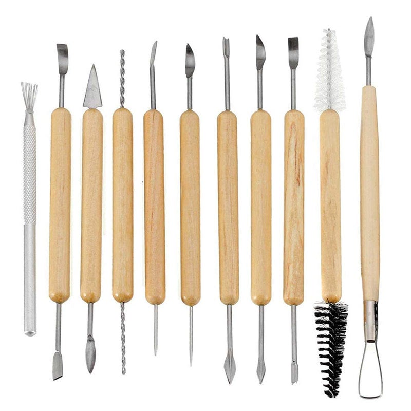 KANABEE Ceramic Clay Tool Set 11 Pcs