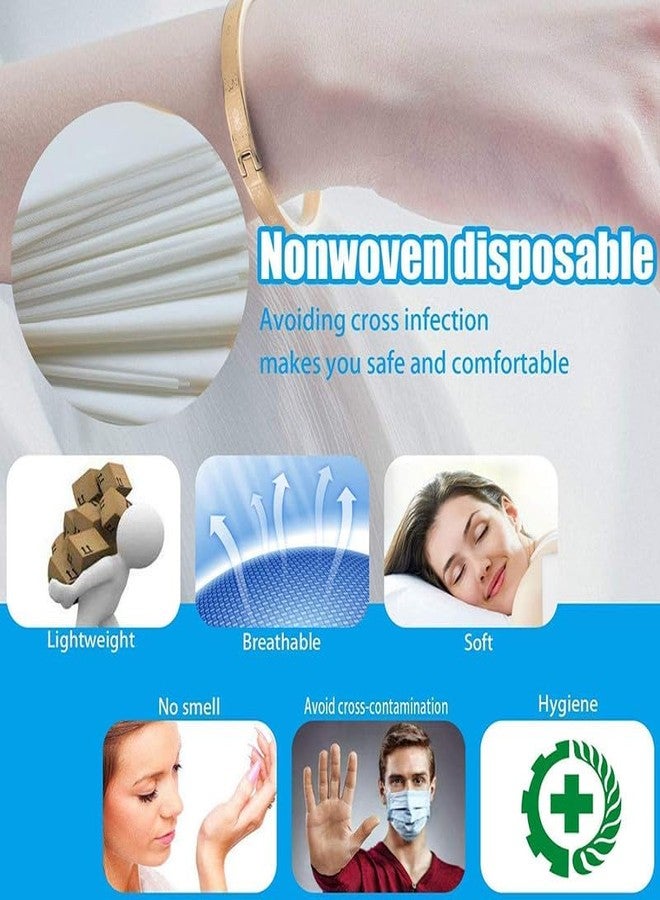 Adaamya مآزر أداميا® للاستخدام مرة واحدة، 50 قطعة، للرجال والنساء، لصبغ الشعر وقصه (أبيض) - Image 5
